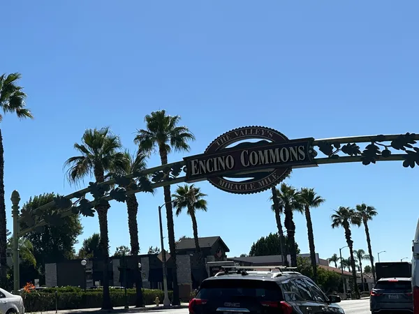 Encino Commons sign on Ventura Boulevard, Encino CA